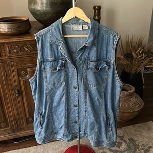VINTAGE Fitting Image Denim Vest 22/24